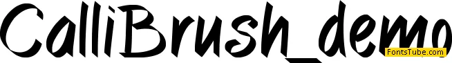 CalliBrush Font