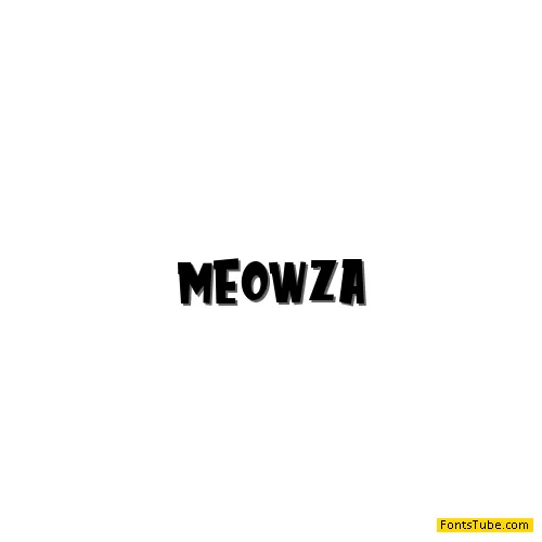 MEOWZA Font