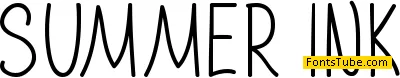 Summer Ink Font