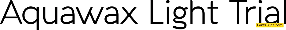 Aquawax Font Family