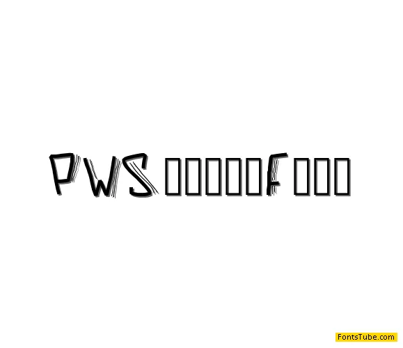 PW Scared Font