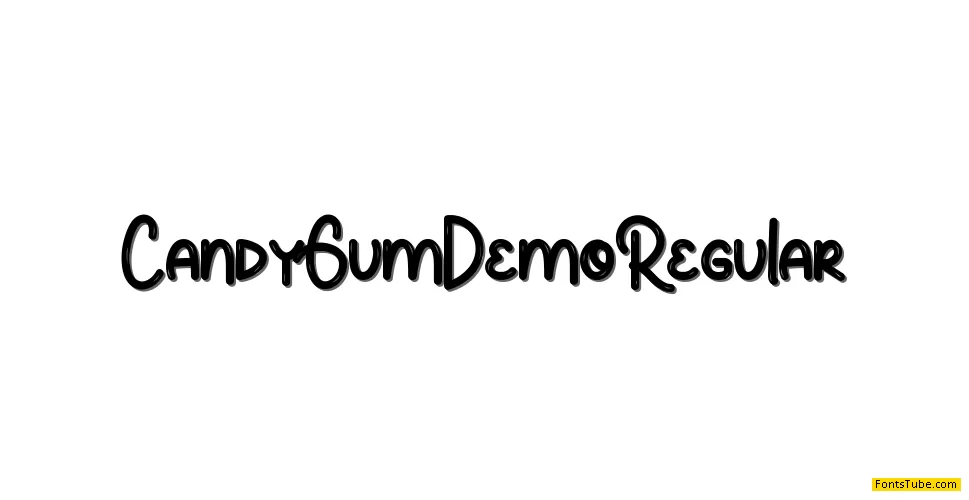 Candy Gum Demo Font