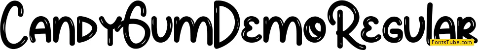 Candy Gum Demo Font