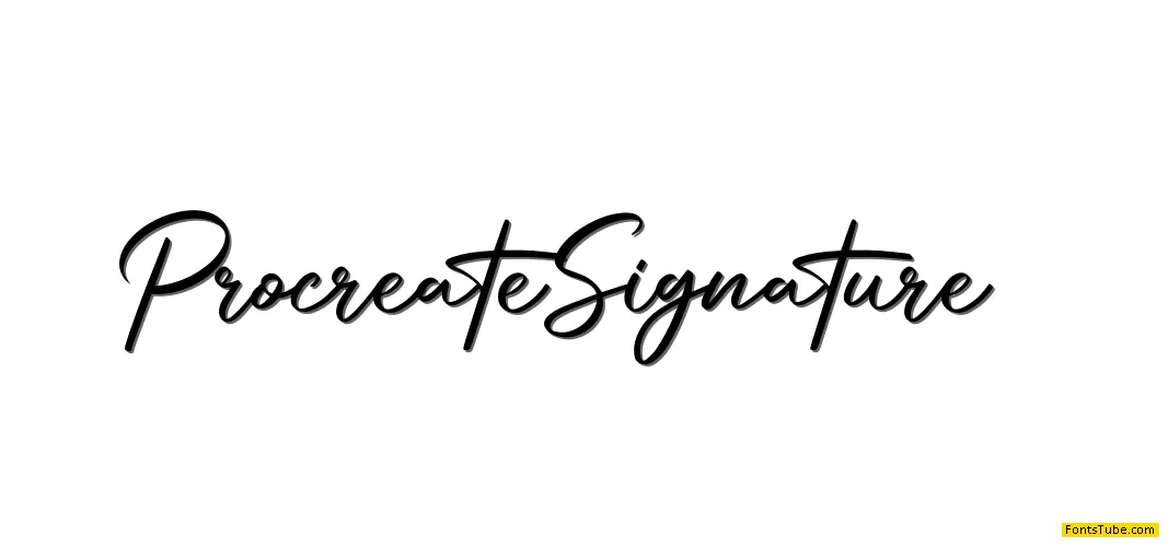 Procreate Signature