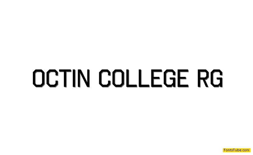 Octin College Font