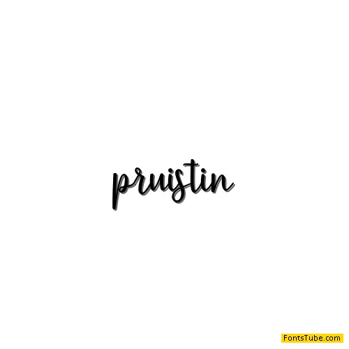 pruistin Font
