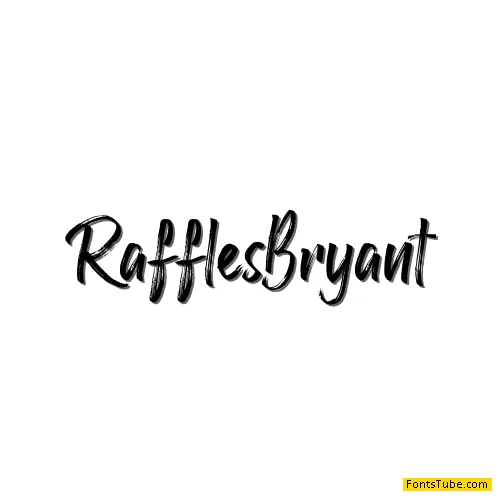 Raffles Bryant Font