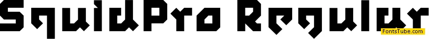 Squid Pro Font