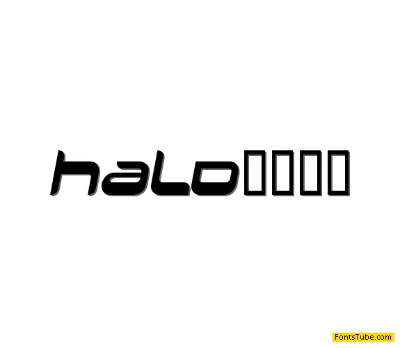 Halo Font