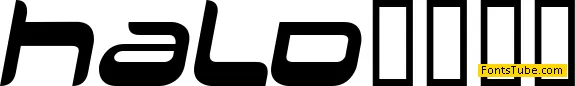 Halo Font