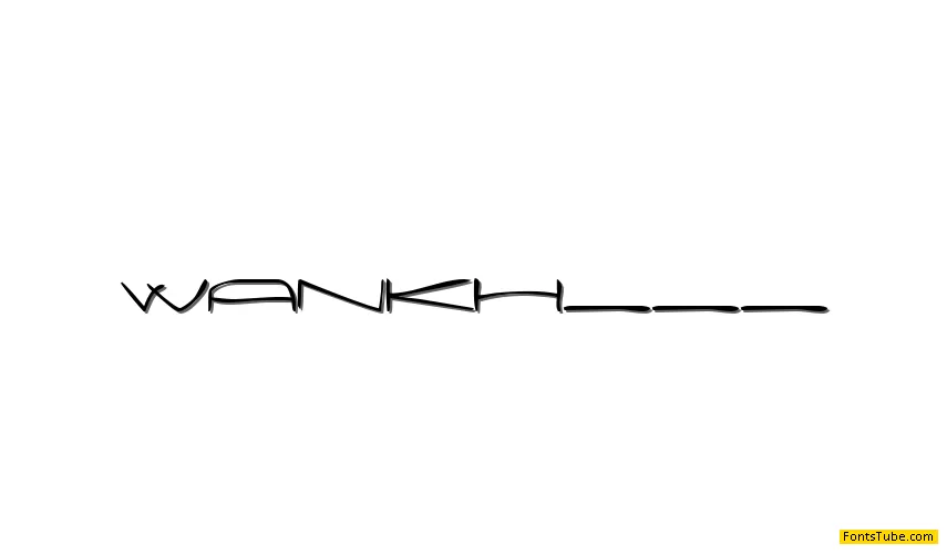Wanker Font