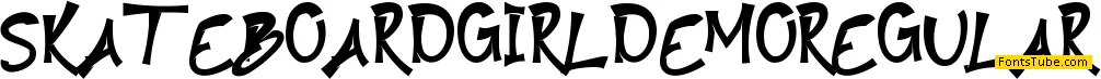 Skateboard Girl Demo Font
