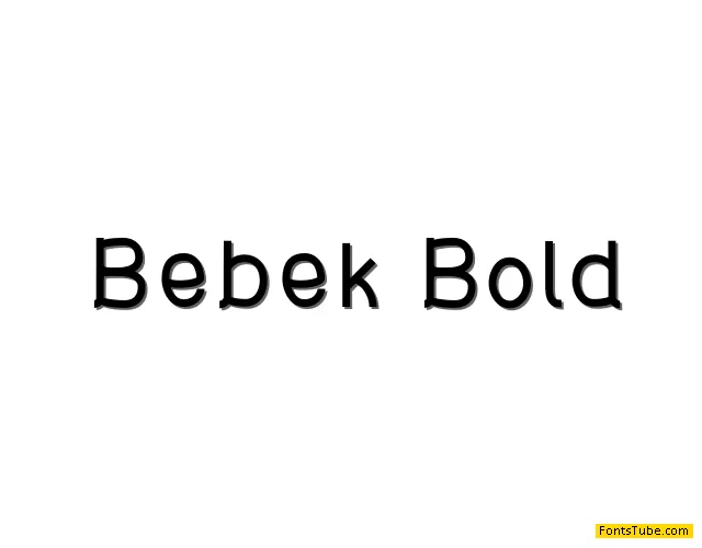 Bebek Font Family