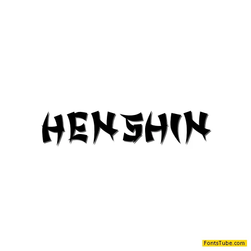 Henshin Font