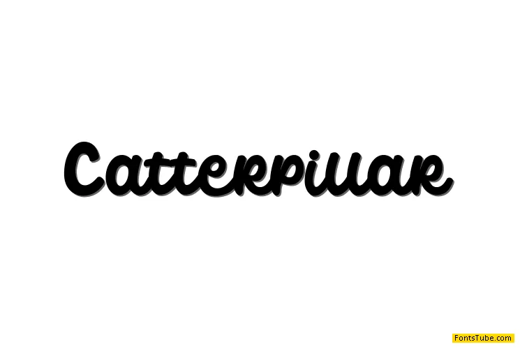 Catterpillar Font