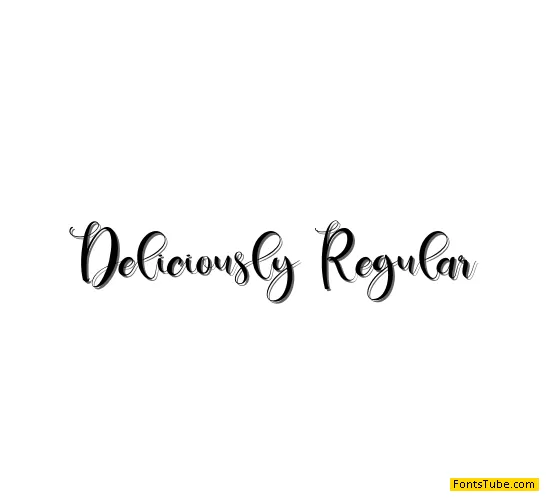 Deliciously Font