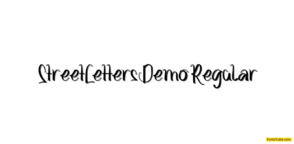 Street Letters Demo Font