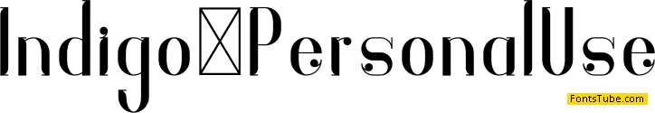 Indigo Font