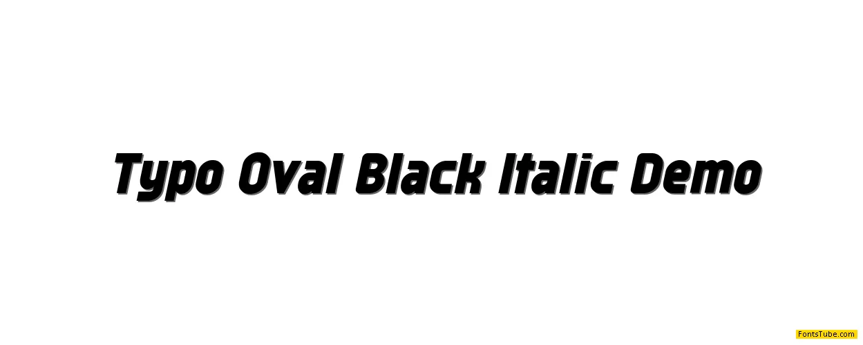Typo Oval Font Family