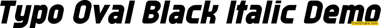 Typo Oval Font Family