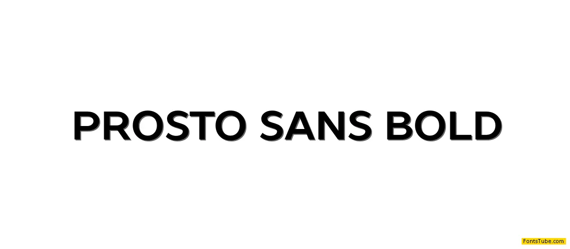 Prosto Sans Font