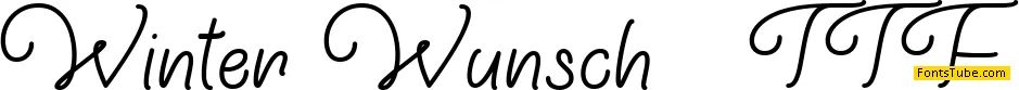 Winter Wunsch Font