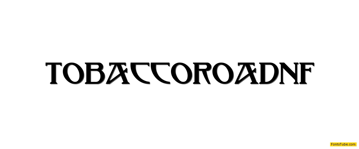 Tobacco Road NF Font
