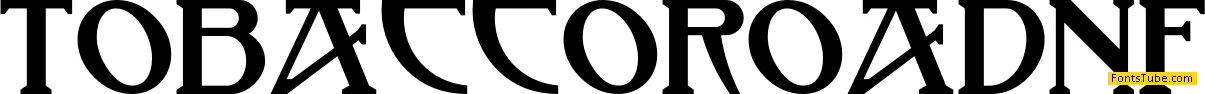 Tobacco Road NF Font