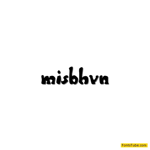 Misbehavin' Font