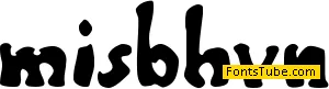 Misbehavin' Font