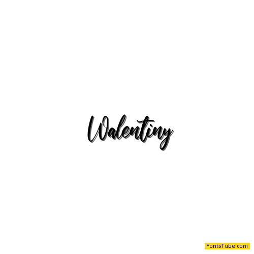 Walentiny Font