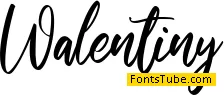 Walentiny Font