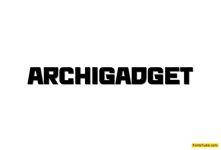 Archigadget Font
