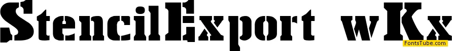 Stencil Export