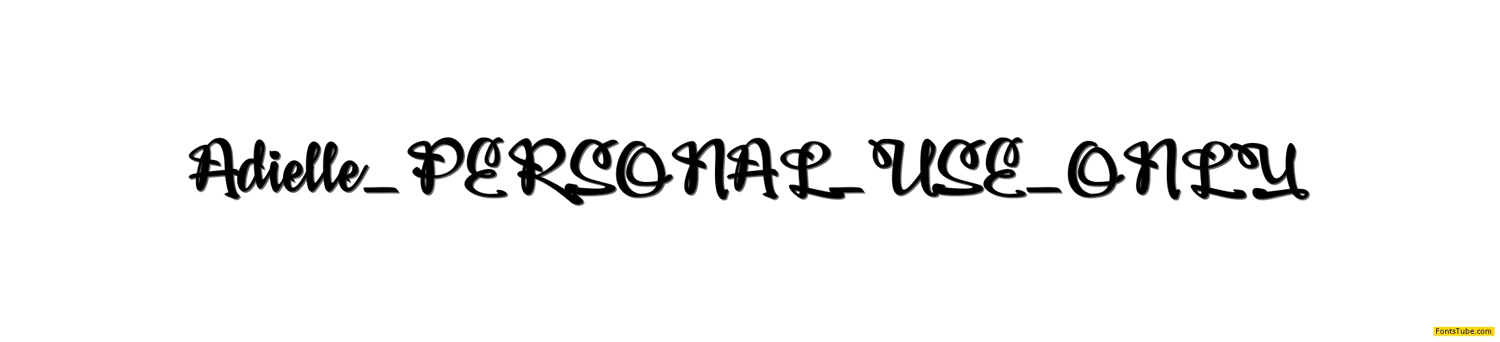 Adielle PERSONAL USE ONLY Font