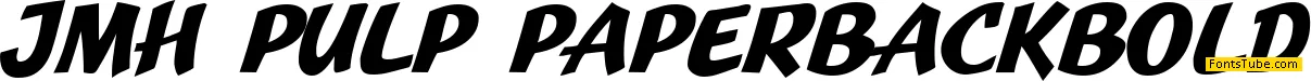 JMH Pulp Paperback Font Family