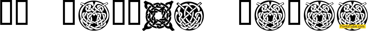KR Keltic Three Font