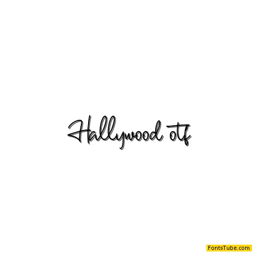 Hallywood Font