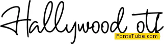 Hallywood Font