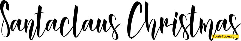 Santaclaus Christmas Font