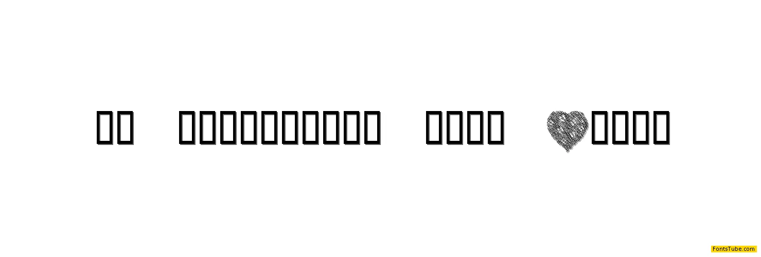 KR Valentines 2006 Eight Font