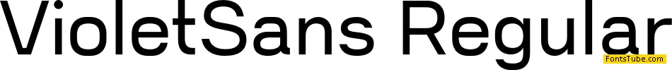 Violet Sans Font