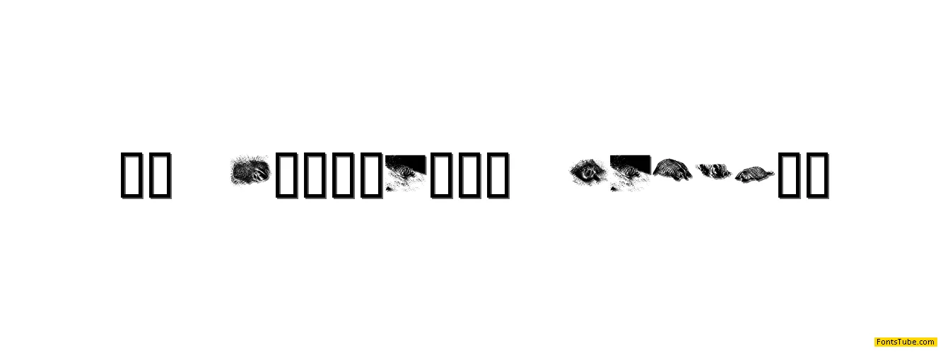 KR Crystal's Badgers Font