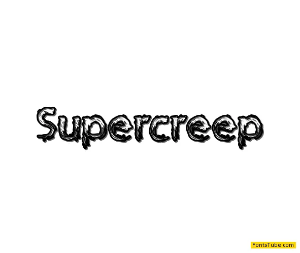 Supercreep Font