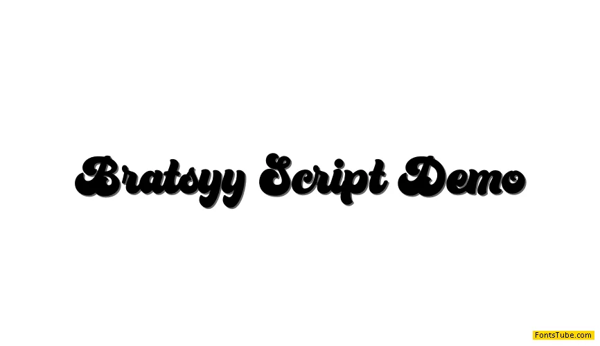 Bratsy Script Demo Font