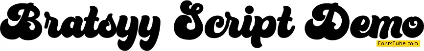 Bratsy Script Demo Font