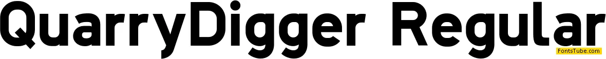Quarry Digger Font