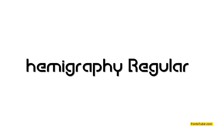 hemigraphy Font