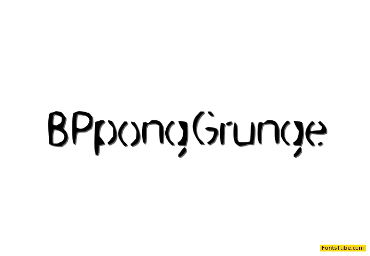 BPpong Font Family