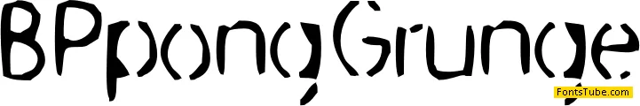 BPpong Font Family